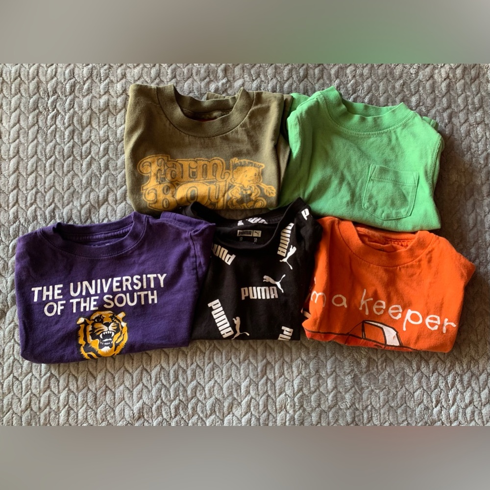 5 Pack T-Shirt Lot in 2T